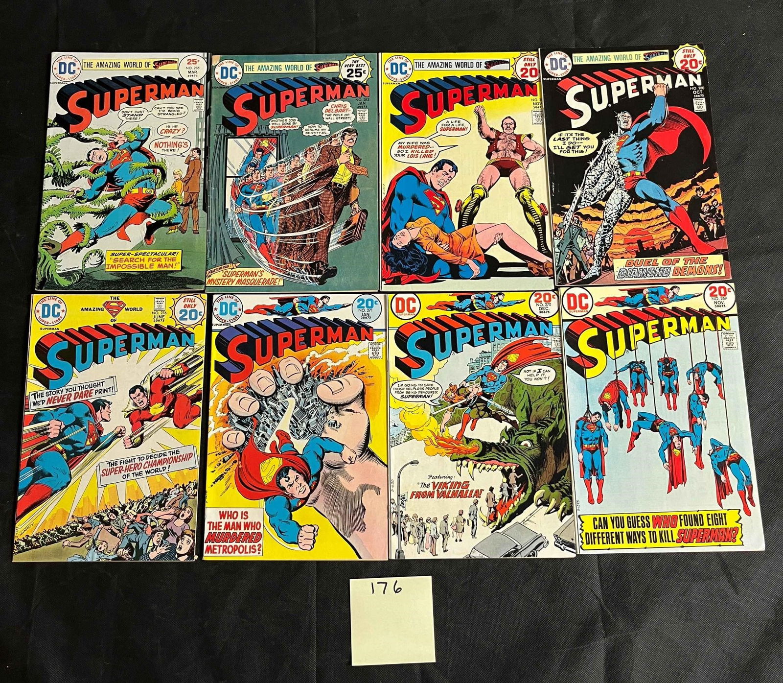 DC Comics Superman Bronze Age Lot (1 of 2)