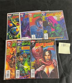 Topps Comics Mars Attacks Comics #'s 1-7