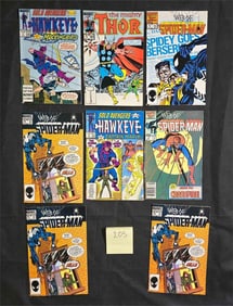 Marvel Comics Copper Age Comics w/ Web of Spidey