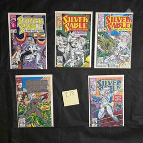 Marvel Comics Silver Sable Copper Age Comic Books
