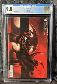 Batman 123 Variant Cover CGC 9.8