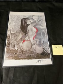 Signed Vampirella Print