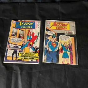 Action Comics 331 & 312 Silver Age Comic Books