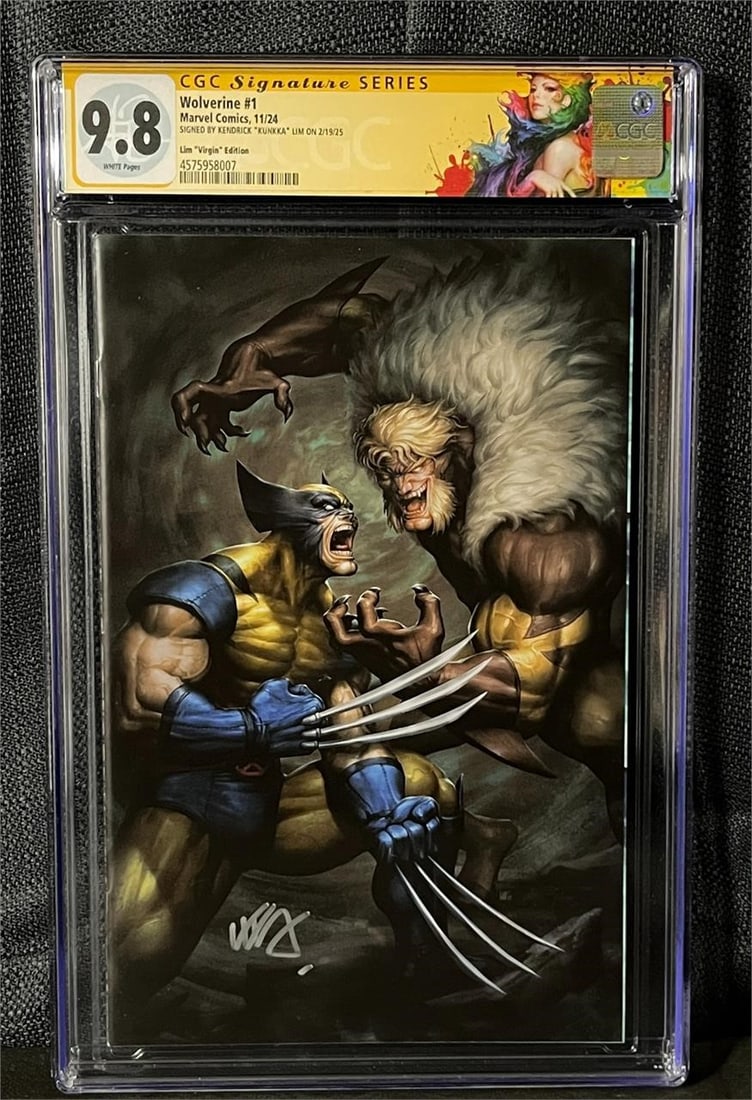 Wolverine 1 Lim Virgin Ed. Signed By Lim CGC 9.8 (1 of 1)