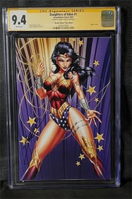 Daughters of Eden Wonder Woman Blue Signed Tyndall