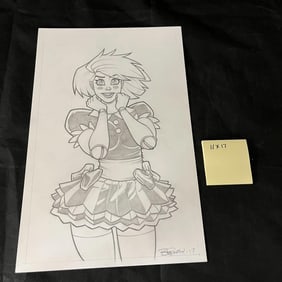 Bill McKay Signed Original Dollface #8 Cover Art