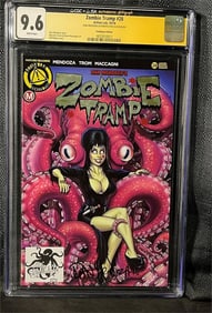 Dan Mendoze Signed Zombie Tramp 28 CGC 9.6
