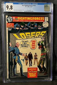 Our Fighting Forces 136 CGC 9.8 Bronze Age DC