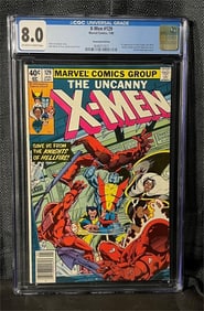 X-men 129 1st Kity Pride, Emma Frost CGC 8.0