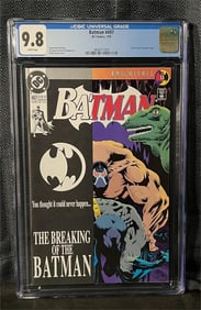 Batman 497 Bane Copper Age key CGC 9.8