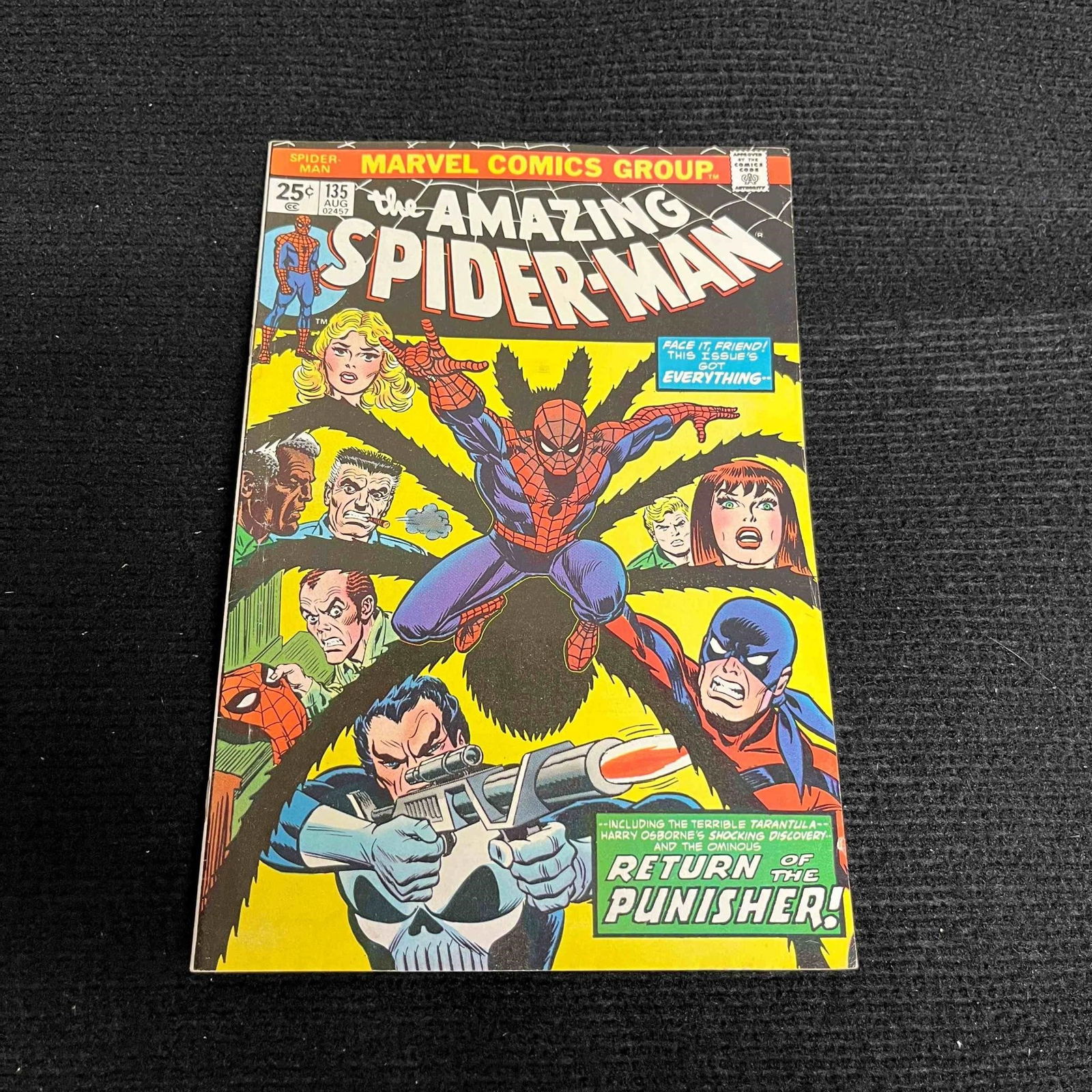 Amazing Spider-man 135 2nd Punisher Comic Book (1 of 2)