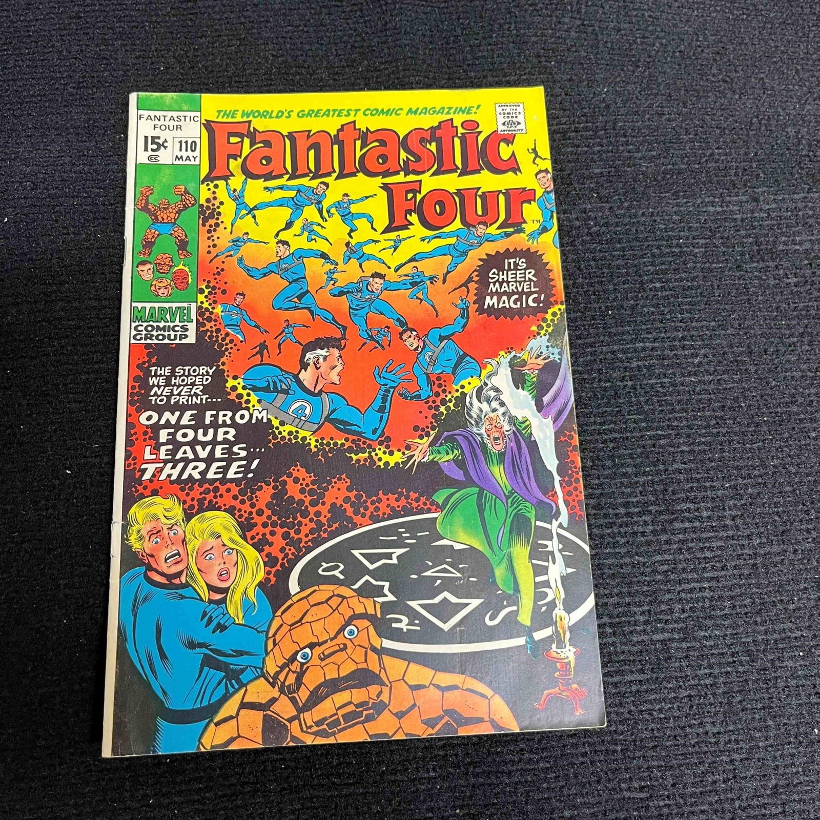 Fantastic Four 110 1st Agatha Harkness Bronze Age: We ship in-house! We ship internationally. We also offer pick up and we offer a discount for cash payments. Please look at pictures carefully to determine what you believe are the condition of each lo