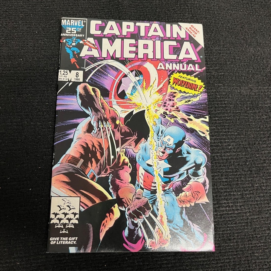 Captain America Annual 8 vs. Wolverine Comic Book (1 of 1)