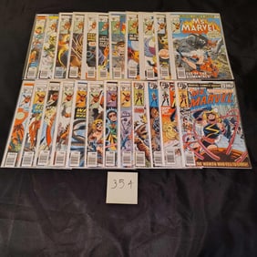 Marvel Comics Ms. Marvel Bronze Age Comic #1-23