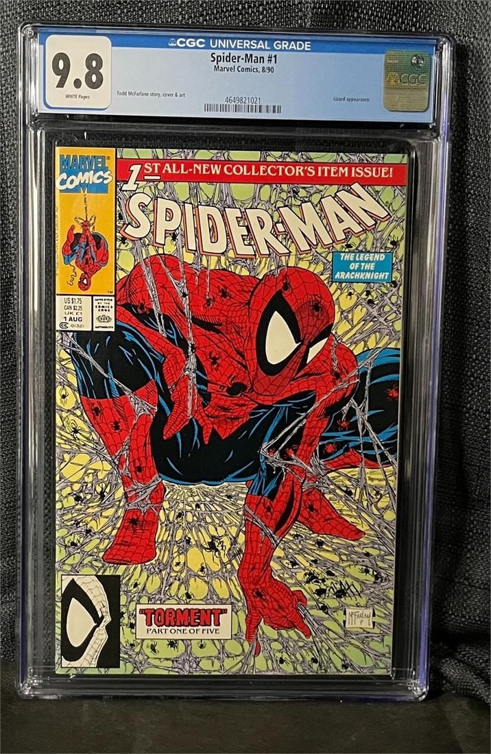 Spider-man 1 Todd McFarlane Art CGC 9.8 (1 of 1)
