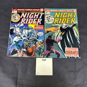 Marvel Comics Night Rider 1 & 3 Bronze Age Comics