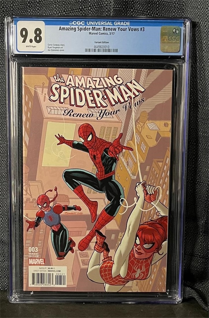Amazing Spider-man RYV 3 Variant Ed. CGC 9.8 (1 of 1)