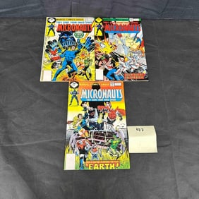Marvel Comics Micronauts 1-3 Bronze Age Comics