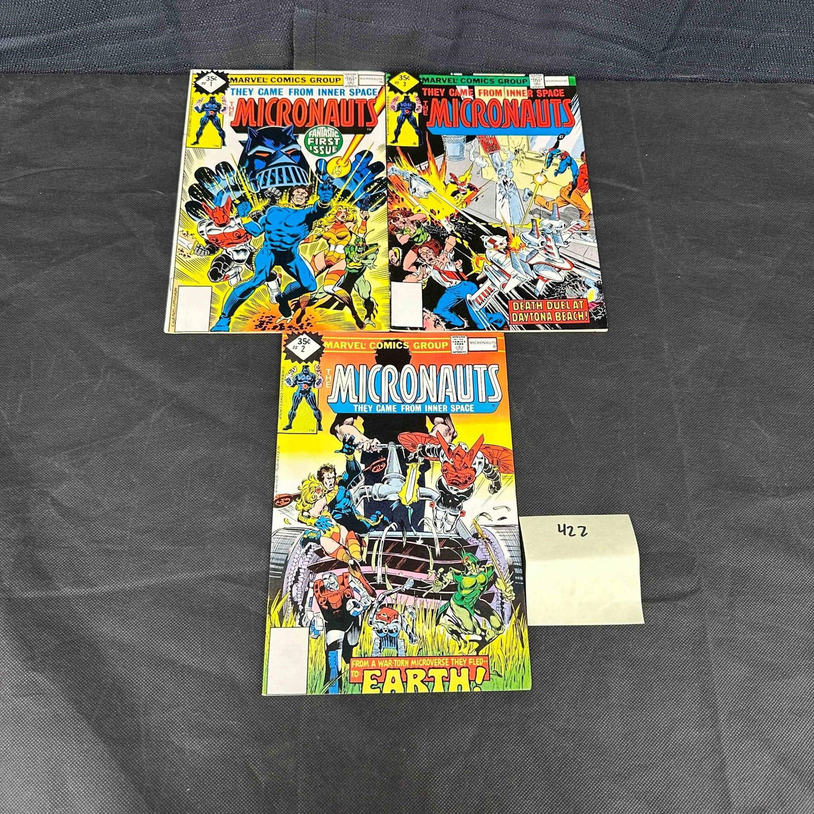 Marvel Comics Micronauts 1-3 Bronze Age Comics (1 of 2)