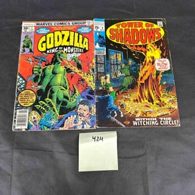 Marvel Comics Godzilla 1 + Bronze Age Horror