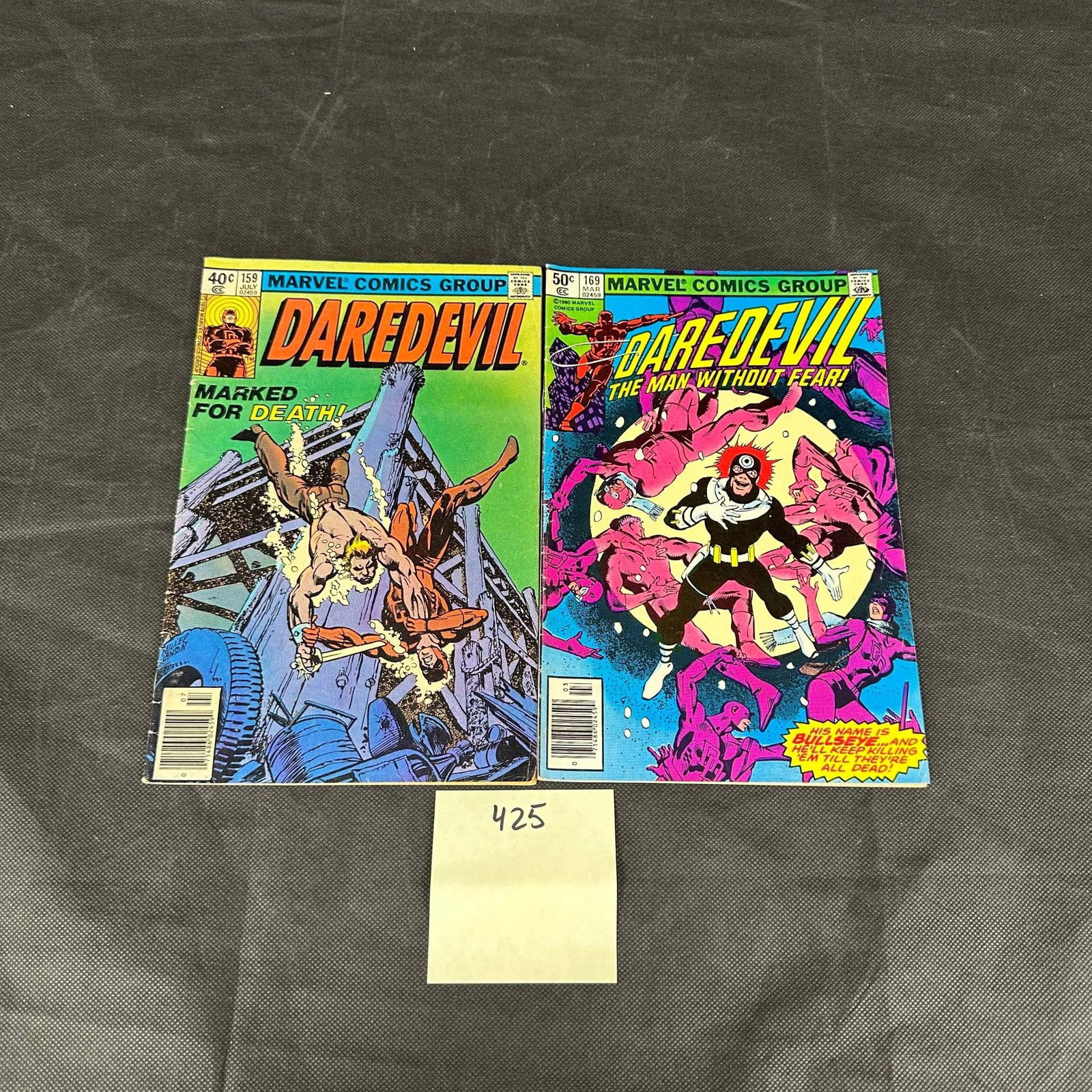 Marvel Comics Daredevil 159 & 169 Frank Miller Art (1 of 2)