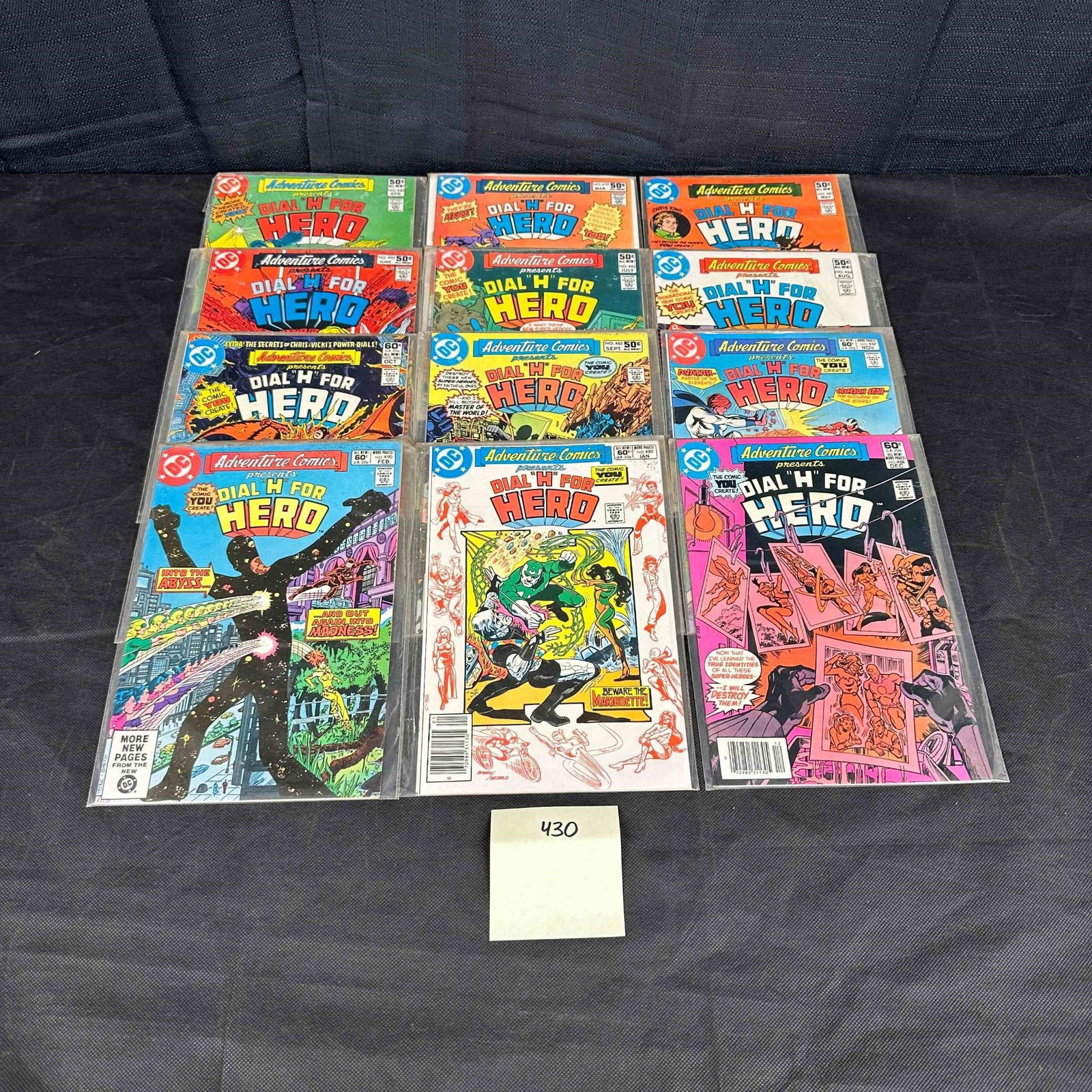 Dial H for Hero DC Bronze Age Comic Lot: We ship in-house! We ship internationally. We also offer pick up and we offer a discount for cash payments. Please look at pictures carefully to determine what you believe are the condition of each lo