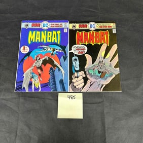 Man Bat #1, 2 DC Bronze Age Comics