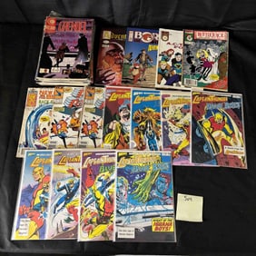Large Mix of Comic Books w/ Comico Grendel