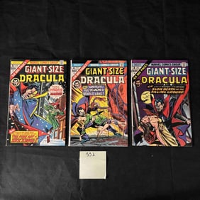 Giant Size Tomb of Dracula 3-5 Bronze Age Horror