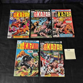 Marvel Comics Ka-Zar Bronze Age Comic Books