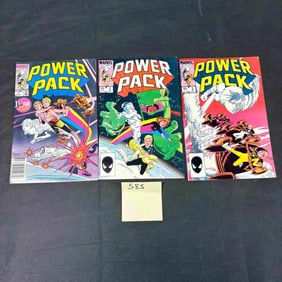 Marvel Comics Power Pack 1-3 Copper Age Comics