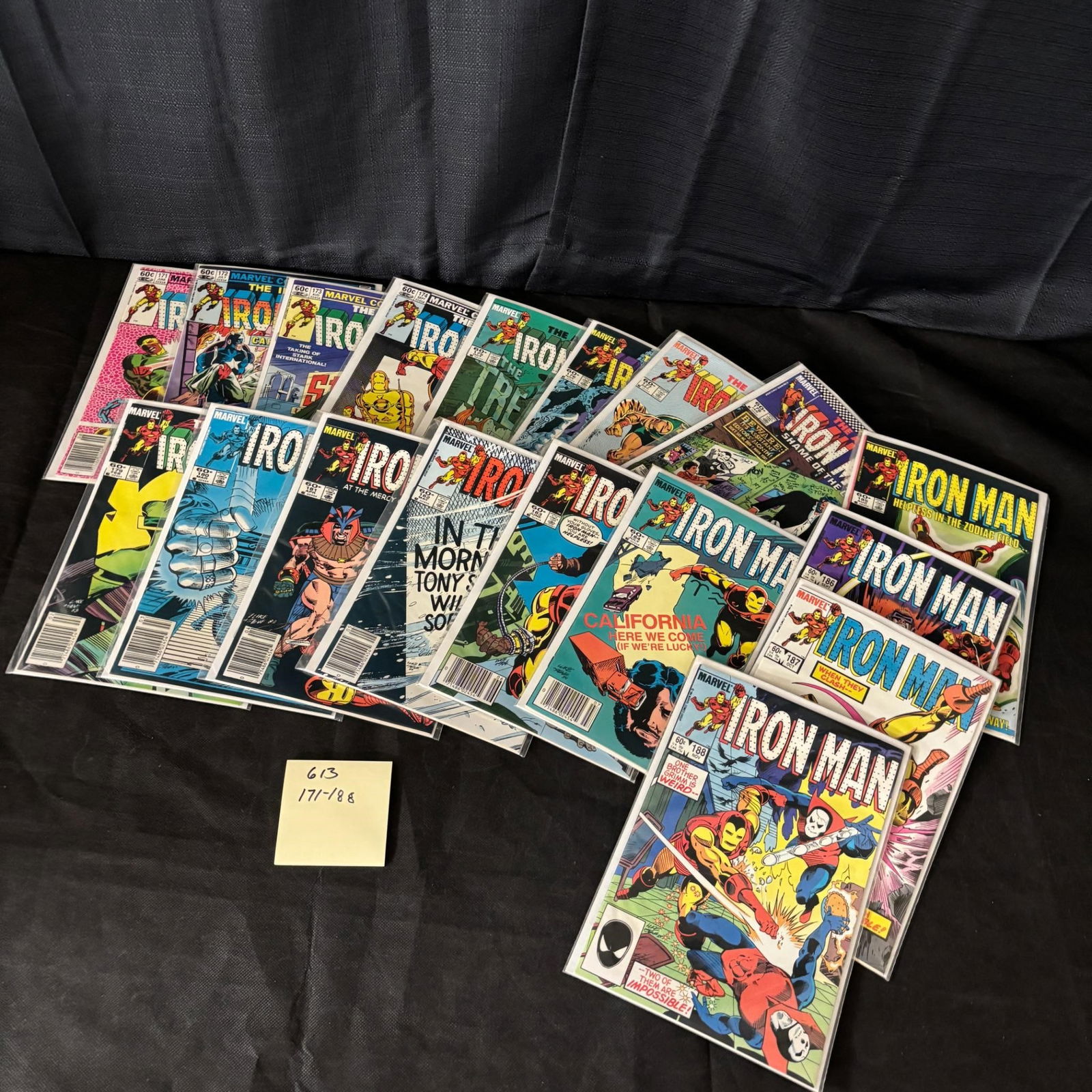 Marvel Comics Iron Man Bronze Age Comics 171-188 (1 of 2)