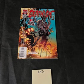 Joe Casey Signed Deathlok 1 Comic Book