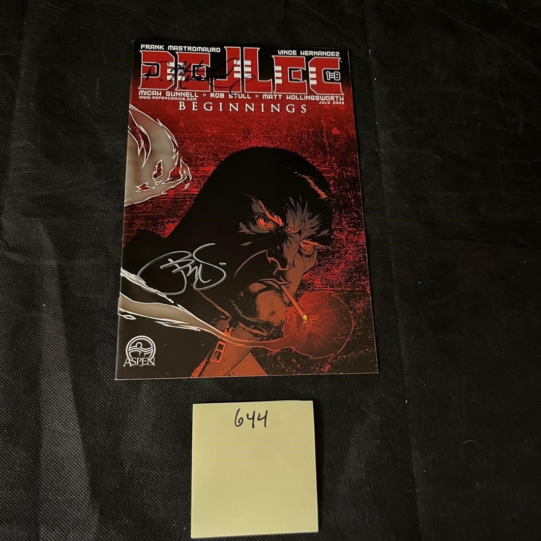 Aspen Comics Signed Dellec Beginnings Ltd 1500: We ship in-house! We ship internationally. We also offer pick up and we offer a discount for cash payments. Please look at pictures carefully to determine what you believe are the condition of each lo