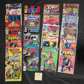 Mix of Marvel Comics Copper Age Comic Books