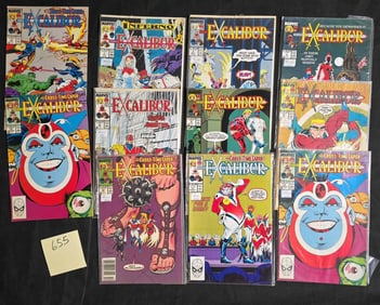 Marvel Comics Excalibur Copper Age Comic Books