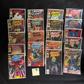 Marvel Comics Ghost Rider Copper Age Comic Books