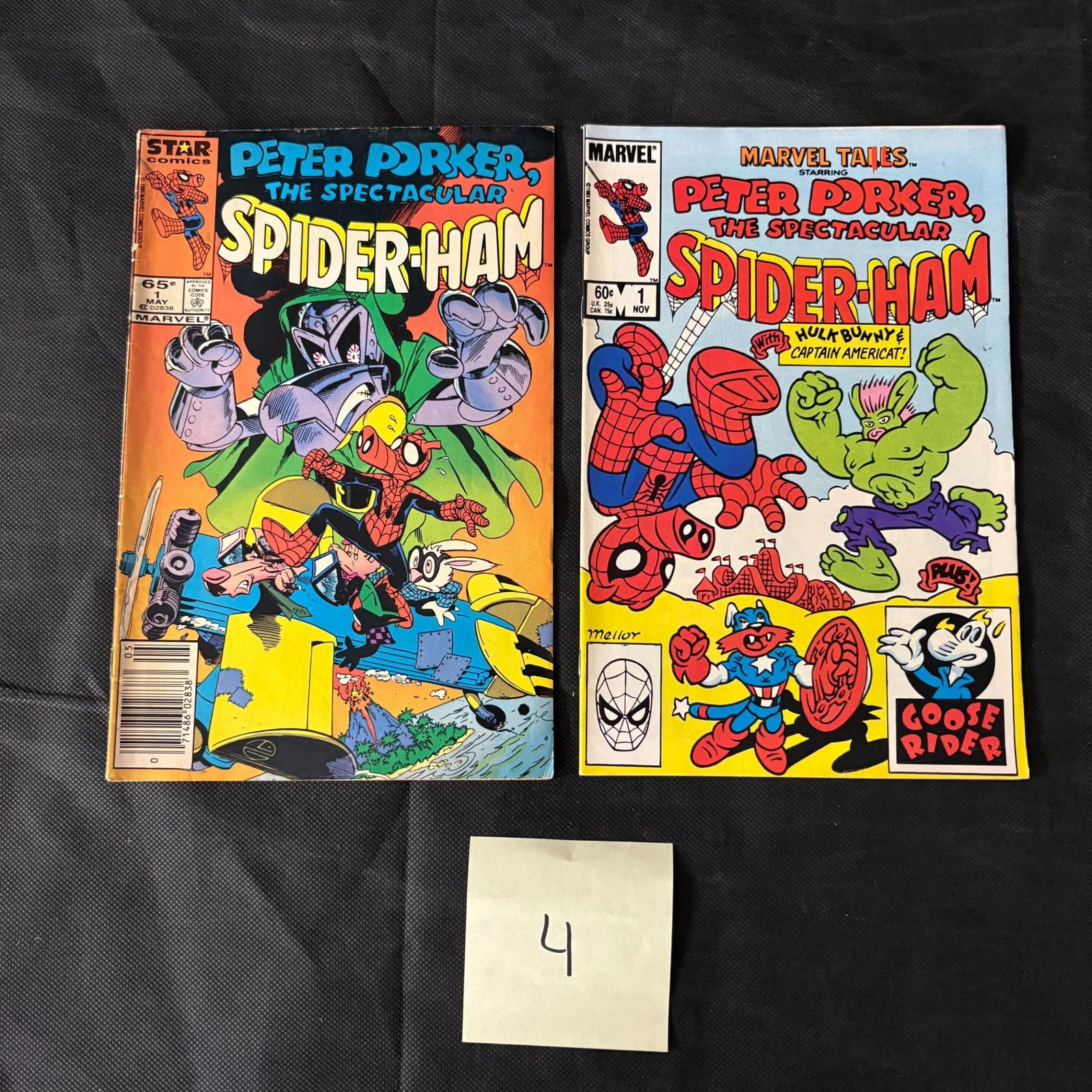 Marvel Tails 1 1st App Peter Porker Spider-Ham +: We ship in-house! We ship internationally. We also offer pick up and we offer a discount for cash payments. Please look at pictures carefully to determine what you believe are the condition of each lo