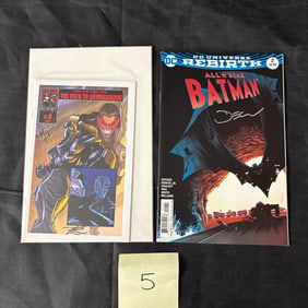Declan Shalev Signed Batman Comic +