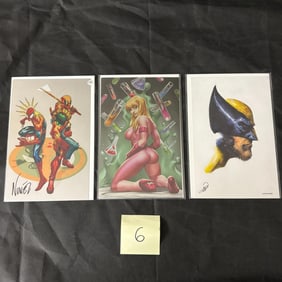 Eddie Nunez Signed Metal Foil Plates
