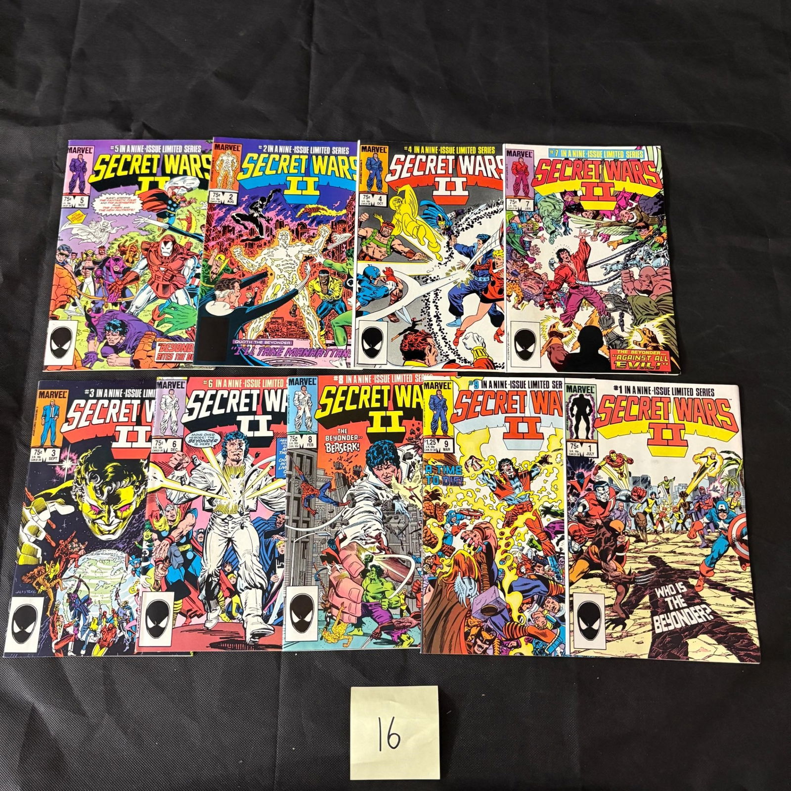 Marvel Comics Secret Wars II Comic Books: We ship in-house! We ship internationally. We also offer pick up and we offer a discount for cash payments. Please look at pictures carefully to determine what you believe are the condition of each lo
