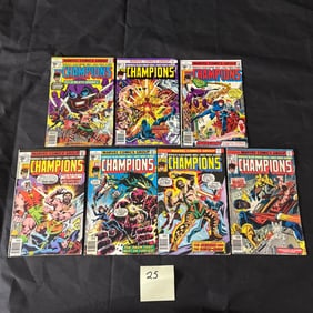 Marvel Comics Champions Bronze Age Comic Books