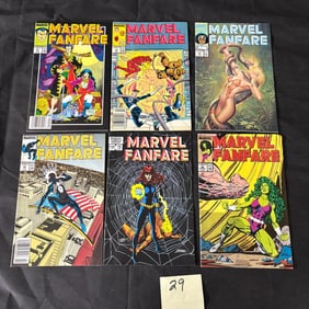 Marvel Fanfare Bronze Age Comic Books w/ Keys