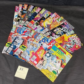 Marvel Comics Silver Surfer Copper Age Comic Books