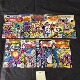 Marvel Comics Machine Man Bronze Age Comic Books