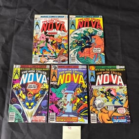Marvel Comics Nova Bronze Age Comics w/ Last Issue