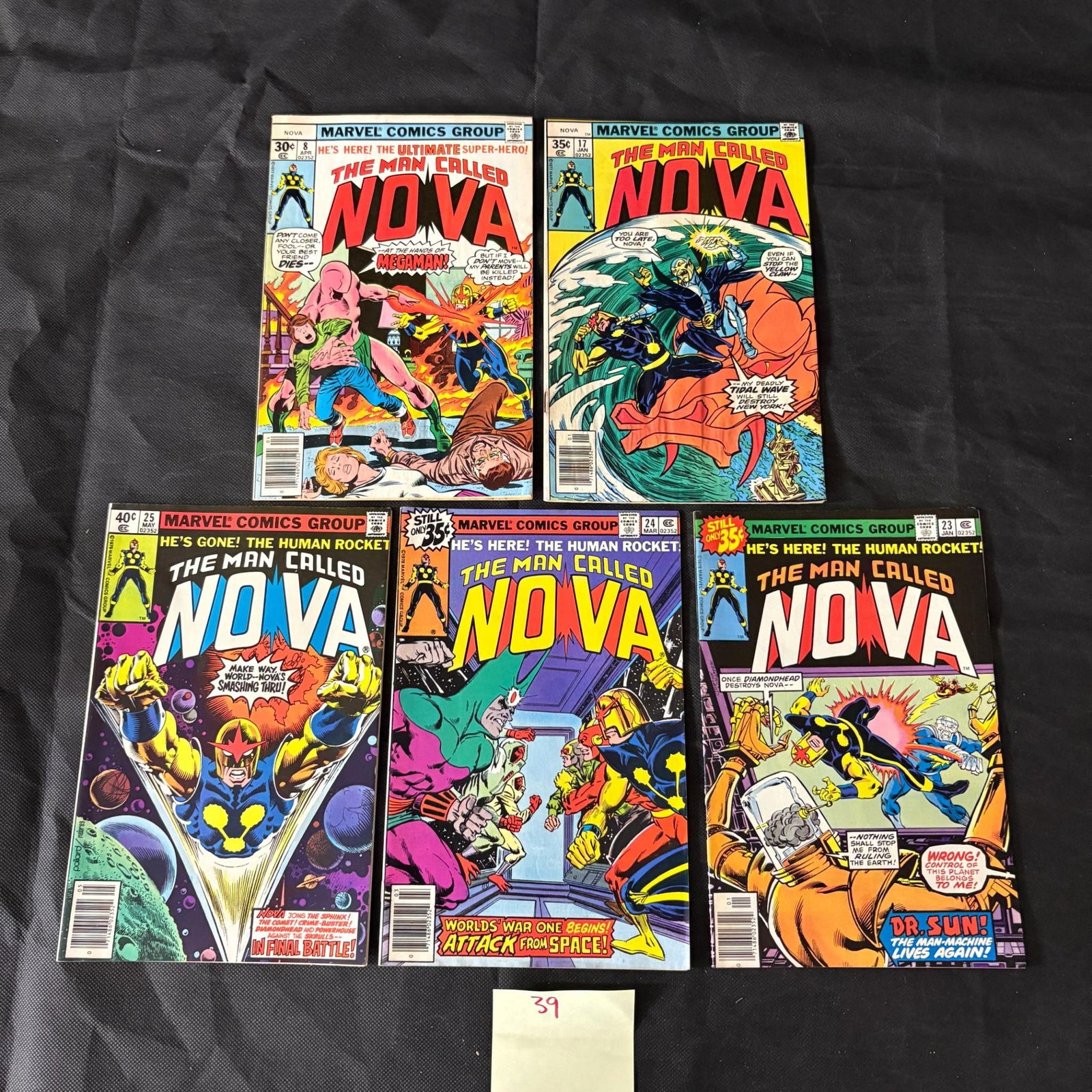 Marvel Comics Nova Bronze Age Comics w/ Last Issue (1 of 2)