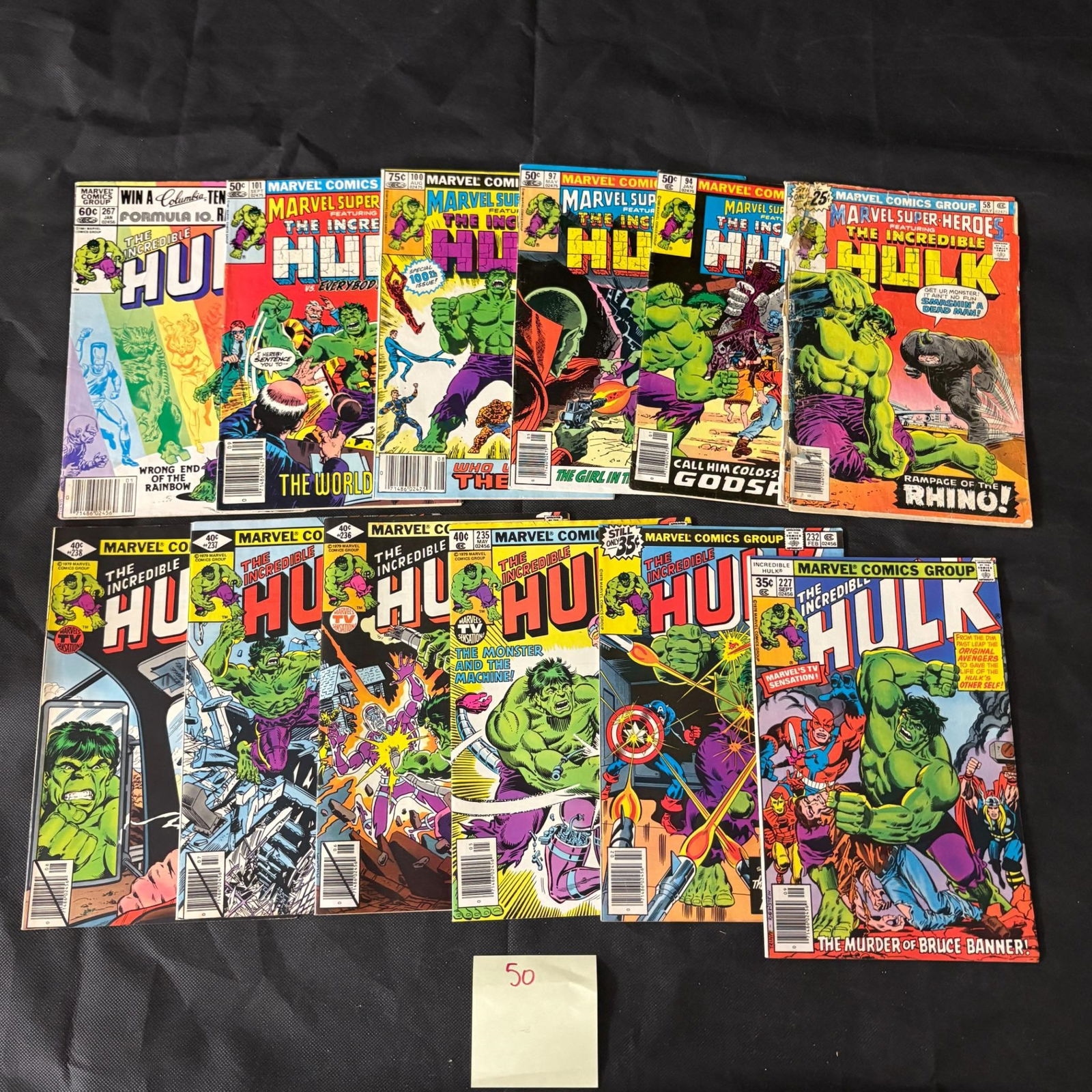 Marvel Comics Hulk Bronze Age Comic Boos (1 of 1)