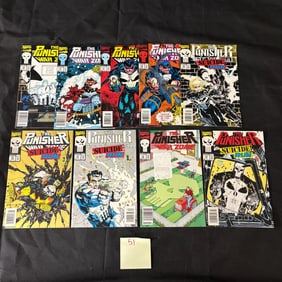 Marvel Comics Punisher Copper Age Comic Books