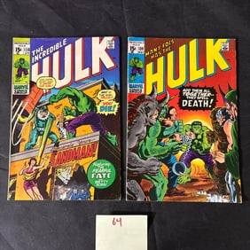 Hulk 138 &139 Marvel Silver Age Comic Books